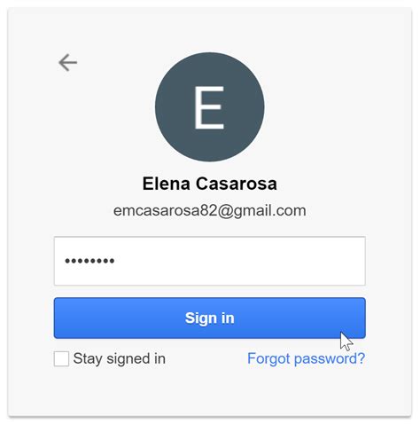 sign me into my email.